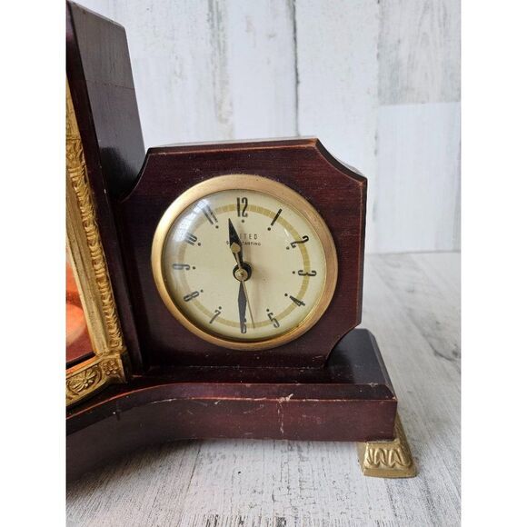 United clock ballerina dancer light up animated vintage unique decor - Picture 4 of 8